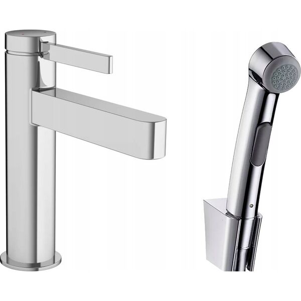 Bateria umywalkowa Hansgrohe Washbasin faucet with bidet shower Hansgrohe Finoris, 76210000, chrome