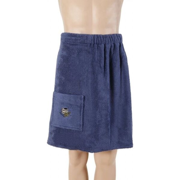 JetWorld EMBROIDERED SAUNA APRON 55X150 BLUE