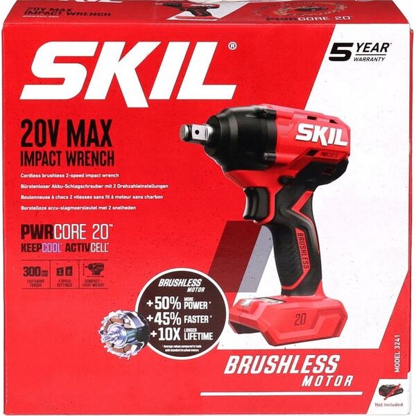 Klucz udarowy Sourcing WRENCH IMPACT CORDLESS 3241CA 20V BL