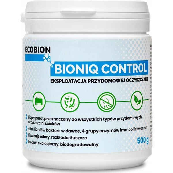 Oczyszczacz powietrza Memorysolution BIOPREP BIONIQ CONTROL SEWAGE TREAT 500G