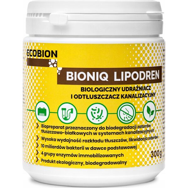 Oczyszczacz powietrza Memorysolution BIOPREP BIONIQ CONTROL SEWAGE TREAT 500G