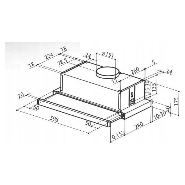 Okap Faber COOKER HOOD FLEXA NG AM/XA50 FABER