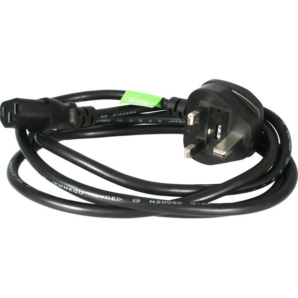 Kabel zasilający StarTech StarTech PXT101UK kabel zasilające Czarny 1,8 m BS 1363 C13 panel