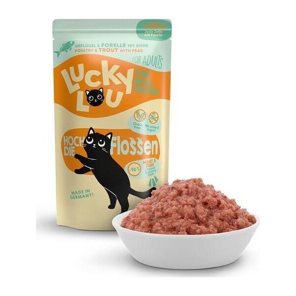 Whiskas Lucky Lou Mokra Karma Dla Kota Drób Pstrąg 125g