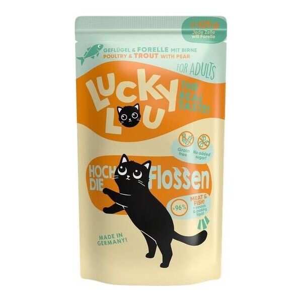 Whiskas Lucky Lou Mokra Karma Dla Kota Drób Pstrąg 125g