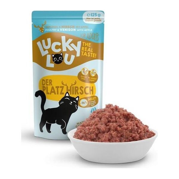 Catz Finefood Lucky Lou Karma Dla Kota Drób Jeleń 125g