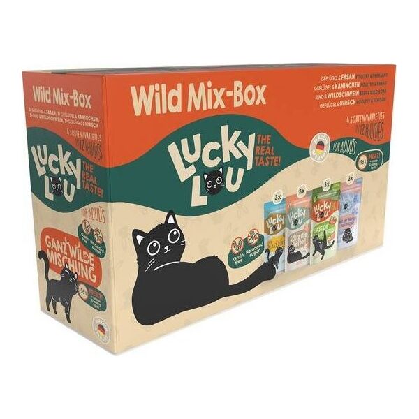 Lucky Lou Lucky Lou Karma Dla Kota Wild Mix-Box Saszetki 12x125g