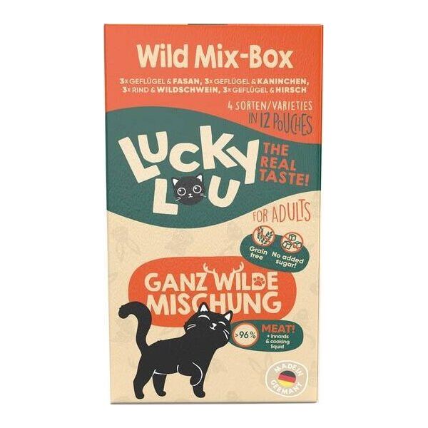 Lucky Lou Lucky Lou Karma Dla Kota Wild Mix-Box Saszetki 12x125g