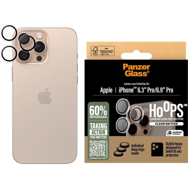 PanzerGlass PanzerGlass Hoops Transparent  iPhone '24 6.1"  6.7"