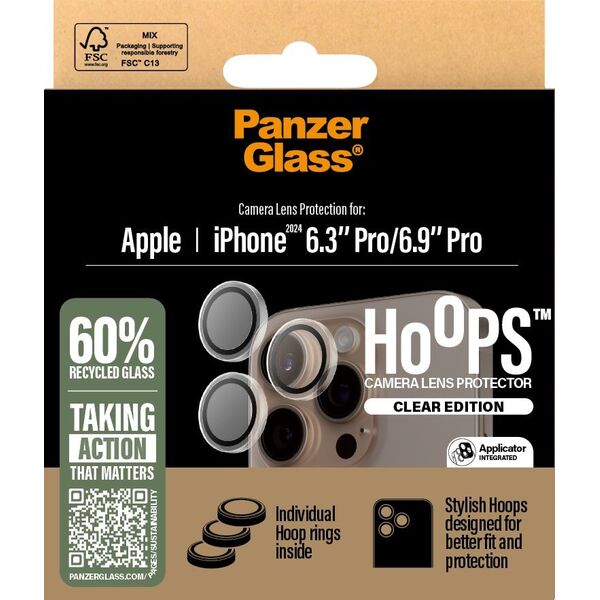 PanzerGlass PanzerGlass Hoops Transparent  iPhone '24 6.1"  6.7"