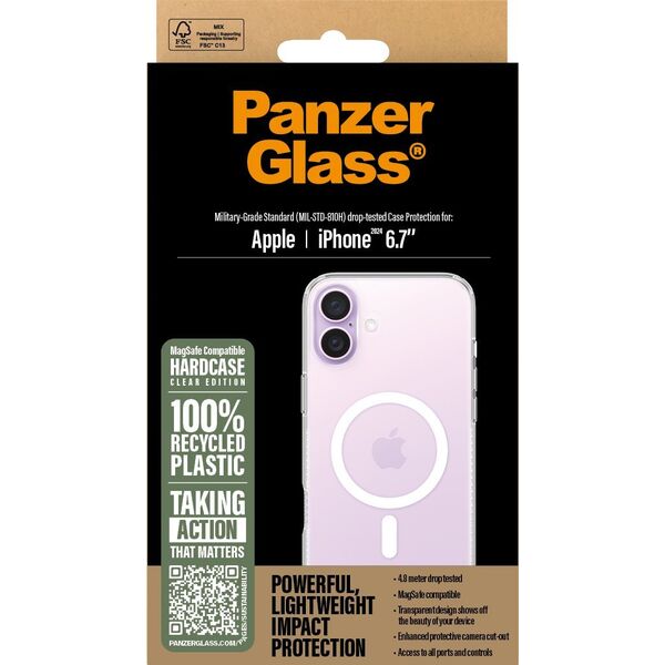 PanzerGlass PanzerGlass HardCase White MagSAFE  iPhone '24 6.7"