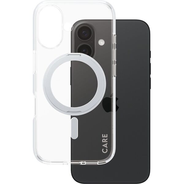 PanzerGlass CARE Case Feature Silver Kickstand  MagSAFE  iPhone 24 6.1"