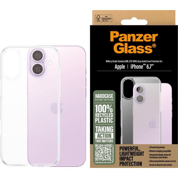 PanzerGlass PanzerGlass HardCase Transparent iPhone '24 6.7"