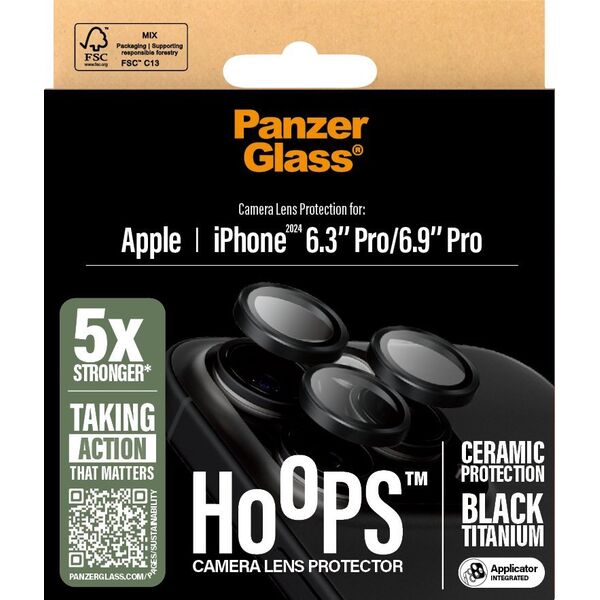 PanzerGlass PanzerGlass Hoops Ceramic Lens Protector iPhone '24 6.1"  6.7"