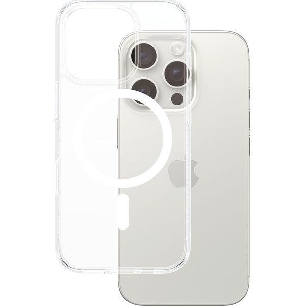 PanzerGlass PanzerGlass HardCase White MagSAFE  iPhone '24 6.3" Pro