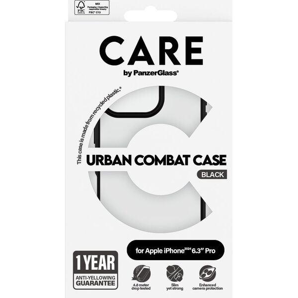 PanzerGlass CARE Case Flagship Urban Combat iPhone '24 6.3" Pro