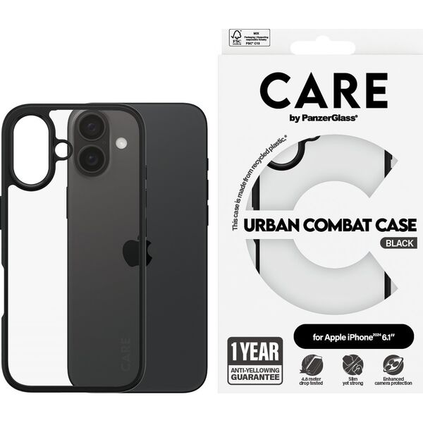 PanzerGlass CARE Case Flagship Urban Combat iPhone '24 6.1"