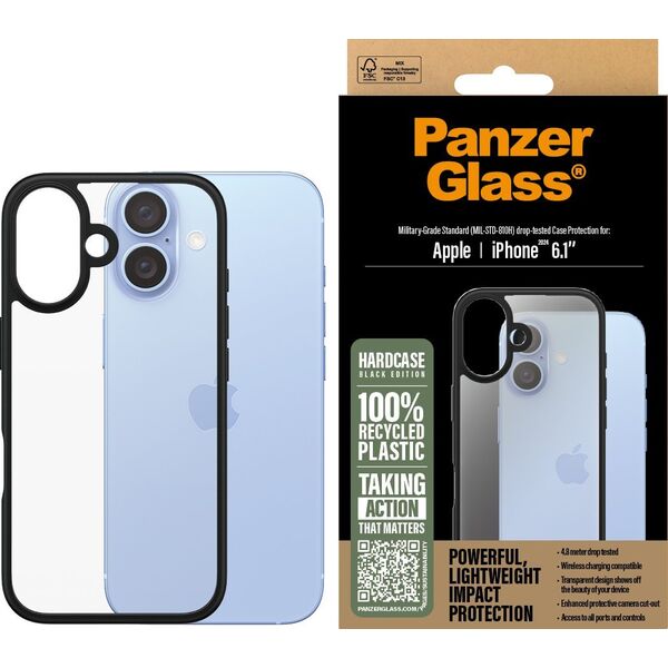 PanzerGlass PanzerGlass HardCase Black iPhone '24 6.1"