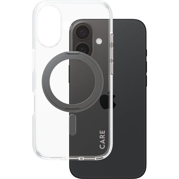 PanzerGlass CARE Case Feature Black Kickstand  MagSAFE  iPhone 24 6.1"