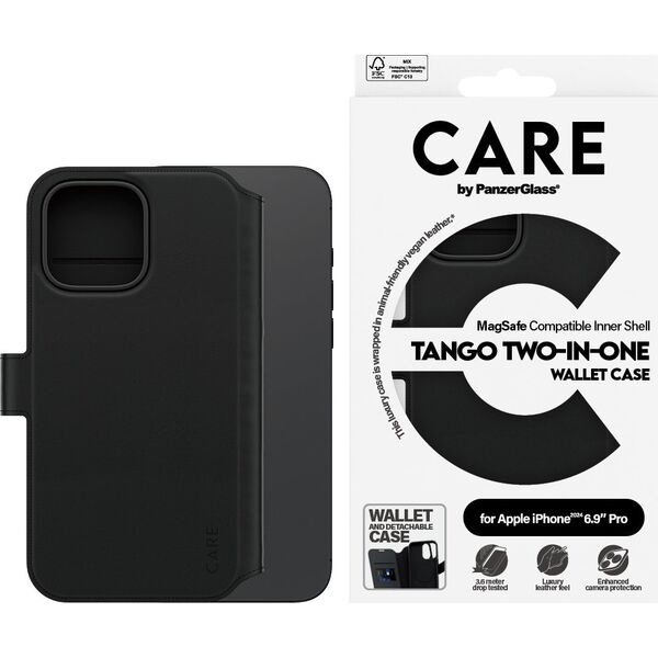 PanzerGlass CARE Case Feature Tango 2-in-1 Wallet Case iPhone 24 6.9" Pro