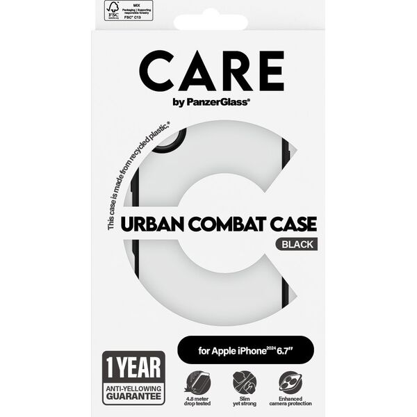 PanzerGlass CARE Case Flagship Urban Combat iPhone '24 6.7"