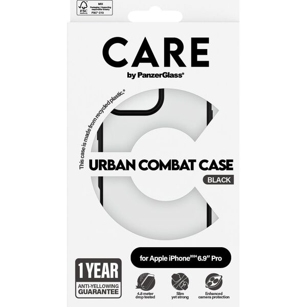 PanzerGlass CARE Case Flagship Urban Combat iPhone '24 6.9" Pro