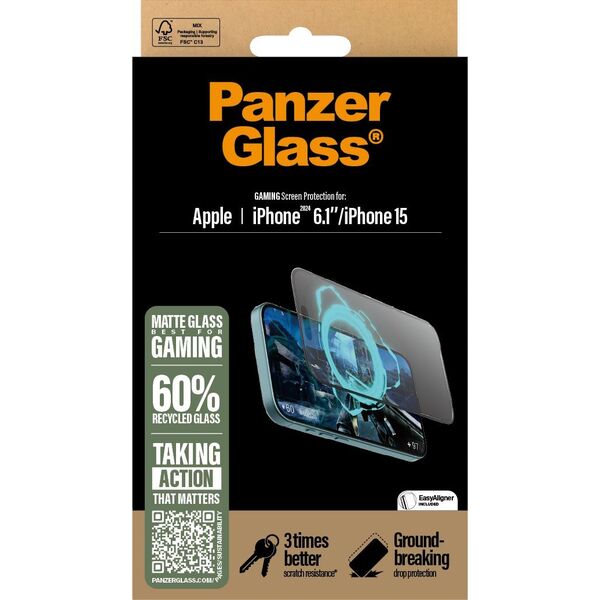 PanzerGlass PanzerGlass Gaming  iPhone '24 6.1" UWF