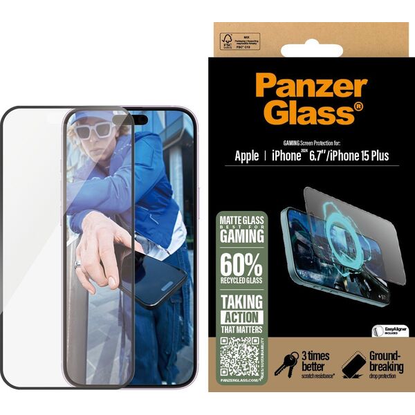 PanzerGlass PanzerGlass Gaming  iPhone '24 6.7" UWF