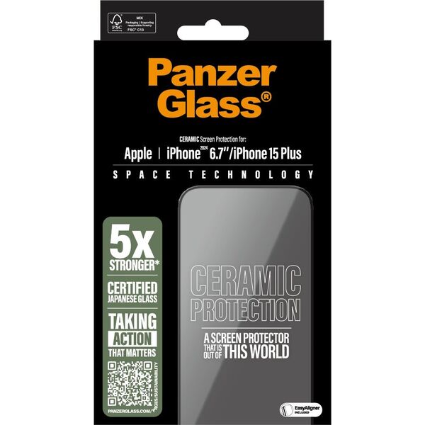 PanzerGlass PanzerGlass Ceramic  iPhone '24 6.7" UWF