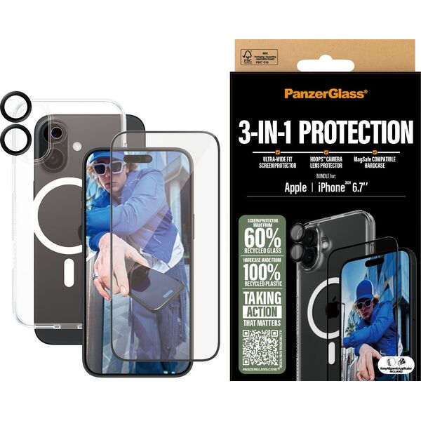 PanzerGlass PanzerGlass 3-in-1 Protection  iPhone '24 6.7"