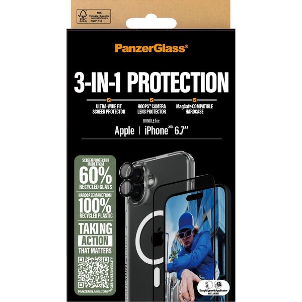 PanzerGlass PanzerGlass 3-in-1 Protection  iPhone '24 6.7"