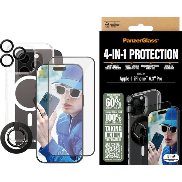 PanzerGlass PanzerGlass 4-in-1 Protection  iPhone '24 6.3" Pro