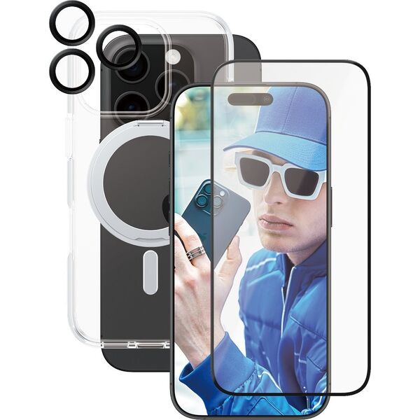 PanzerGlass CARE Feature 3-in-1 Ceramic  iPhone '24 6.3" Pro