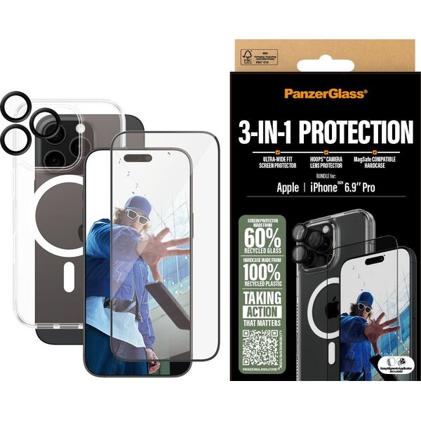 PanzerGlass PanzerGlass 3-in-1 Protection  iPhone '24 6.9" Pro