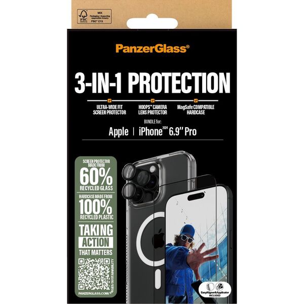 PanzerGlass PanzerGlass 3-in-1 Protection  iPhone '24 6.9" Pro