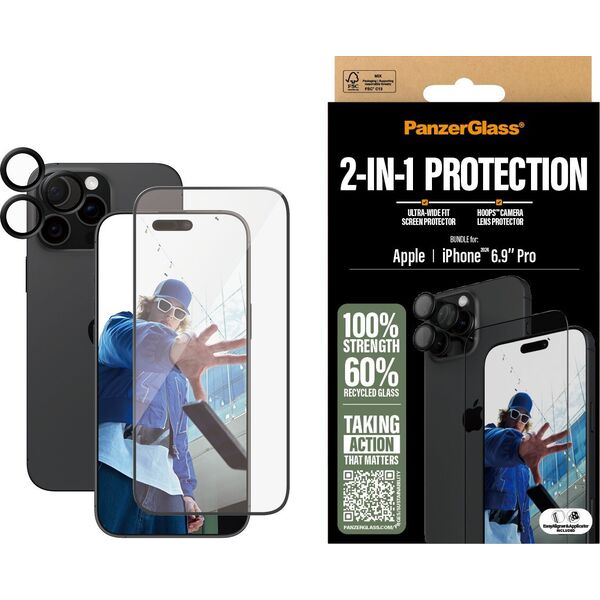 PanzerGlass PanzerGlass 2-in-1  iPhone '24 6.9" Pro