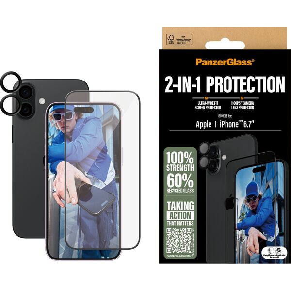 PanzerGlass PanzerGlass 2-in-1  iPhone '24 6.7"