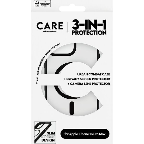 PanzerGlass CARE Flagship 3-in-1 Privacy  iPhone '24 6.9" Pro