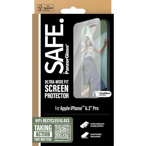 PanzerGlass SAFE  iPhone '24 6.3" Pro  UWF