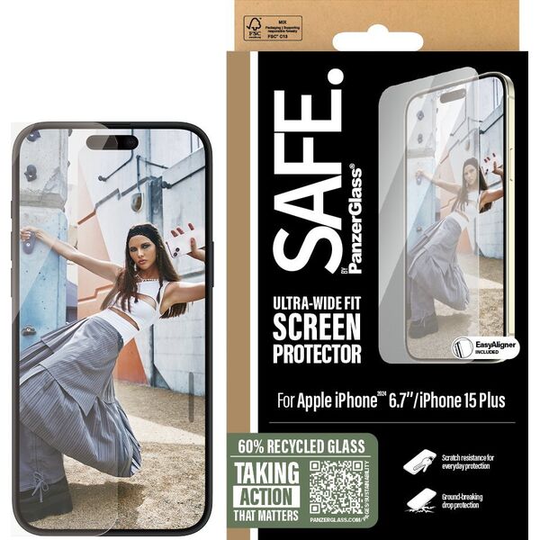PanzerGlass SAFE  iPhone '24 6.7" UWF