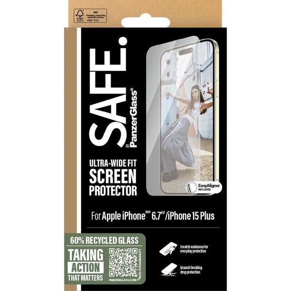 PanzerGlass SAFE  iPhone '24 6.7" UWF