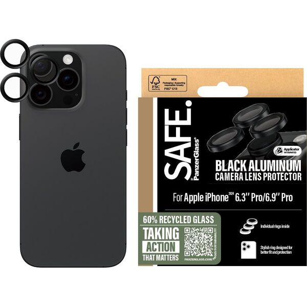 PanzerGlass SAFE Camera  Protector Black iPhone 24 6.1"  6.7"