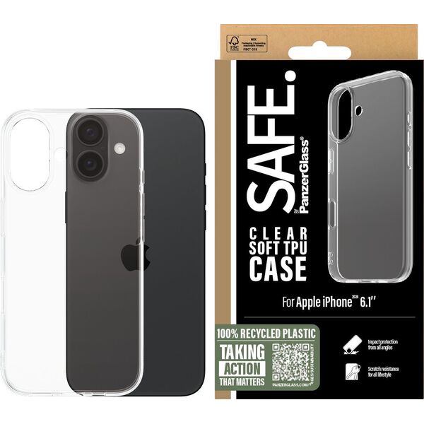 PanzerGlass SAFE TPU Case '24 6.1"  Transparent