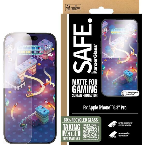 PanzerGlass SAFE Gaming  iPhone '24 6.3" Pro  UWF