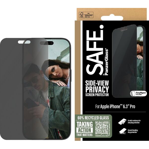 PanzerGlass SAFE Privacy  iPhone '24 6.3" Pro  UWF