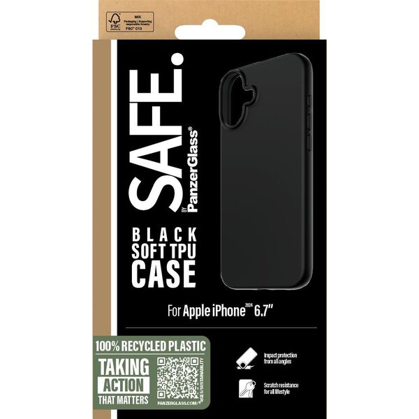 PanzerGlass SAFE TPU Case '24 6.7"  Black