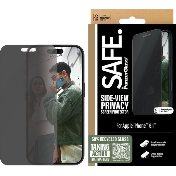 PanzerGlass SAFE Privacy  iPhone '24 6.1" UWF