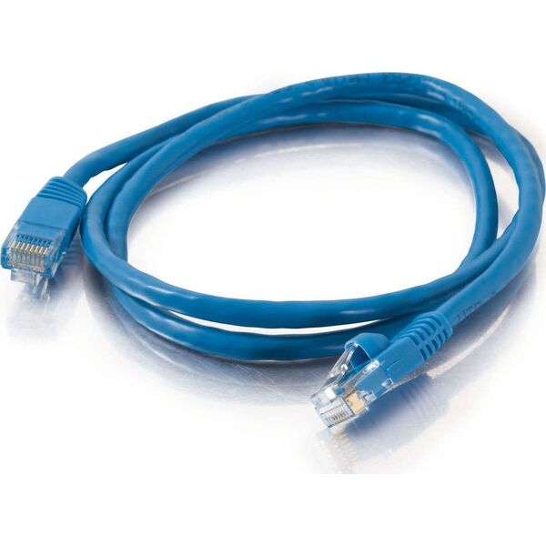 C2G Kabel / 2 m Mlded/Btd Blue CAT5E PVC UTP PAT