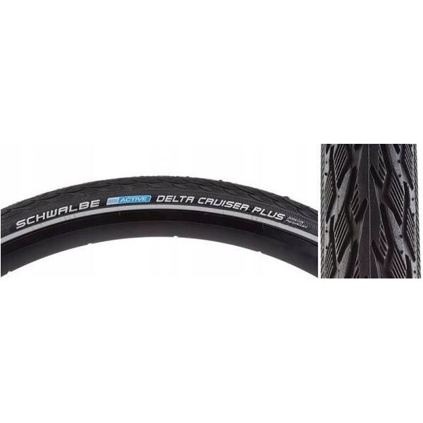 Schwalbe Padanga 28" Schwalbe Delta Cruiser Plus HS 431, Active Wired 50-622 / 28x2.00 Reflex