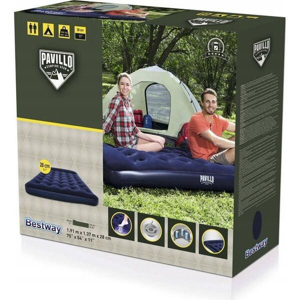 Bestway Bestway dwuosobowy materac dmuchany Air Mattress Full 191x137x28 cm 67225